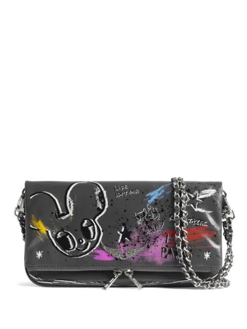 x Humberto Cruz Rock chain clutch bag by ZADIG&VOLTAIRE