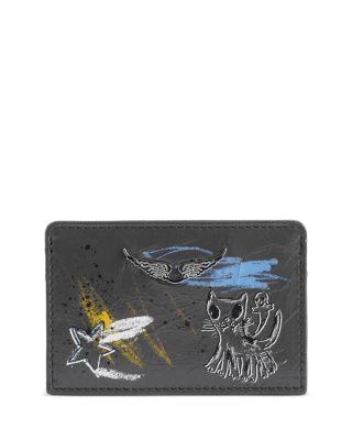 x Humberto Cruz ZV Pass Leather Card Holder by ZADIG&VOLTAIRE