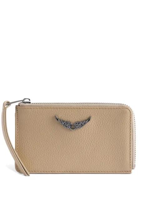 zip-fastening wallet by ZADIG&VOLTAIRE