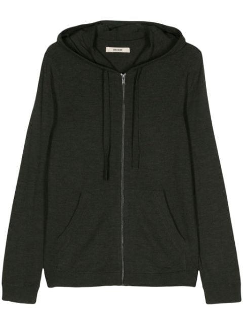 zip-up wool hoodie by ZADIG&VOLTAIRE