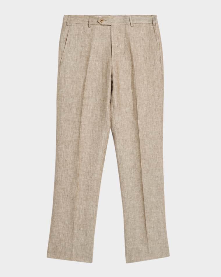Men's Parker Linen Trousers by ZANELLA