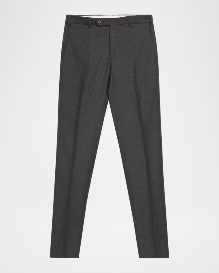 Men's Parker Sharkskin Trousers by ZANELLA