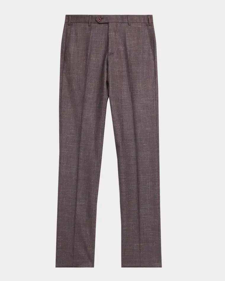 Men's Parker Silk and Wool Tapered Trousers by ZANELLA
