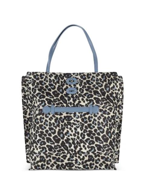 A'Spasso animal print tote bag by ZANELLATO