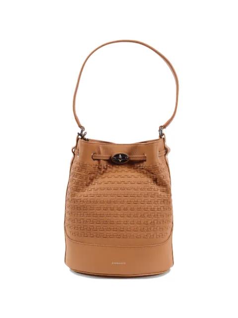 Monda'® leather bucket bag by ZANELLATO