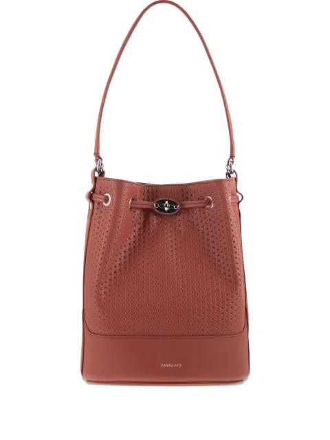 Monda' perforated handle bucket bag by ZANELLATO
