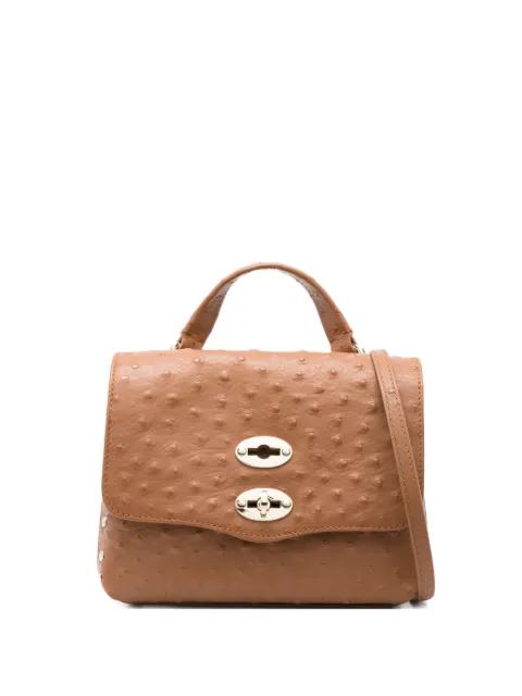 Postina baby turnlock studded tote bag by ZANELLATO