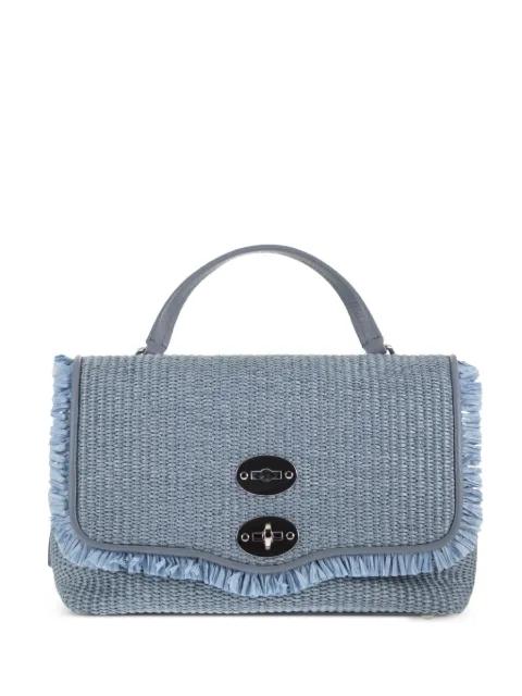 Postina frayed raffia tote bag by ZANELLATO