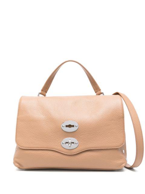 Postina pebbled leather tote bag by ZANELLATO