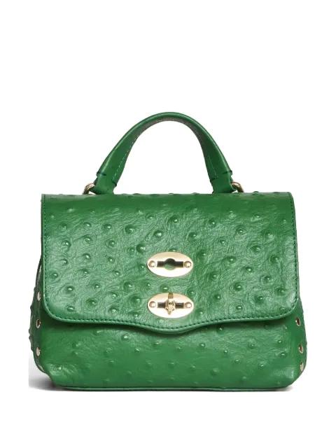 Postina studs leather satchel by ZANELLATO