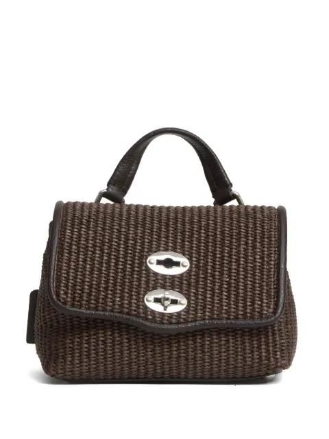 mini Postina Vimini woven tote bag by ZANELLATO