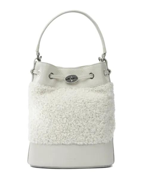 panelled leather tote bag by ZANELLATO