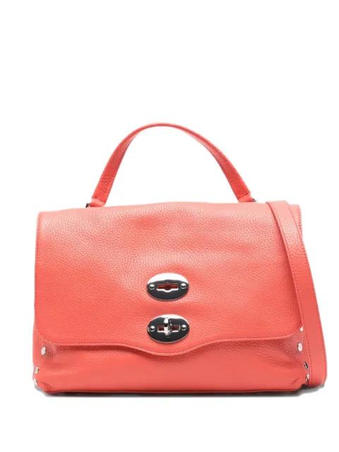 riveted leather tote bag by ZANELLATO