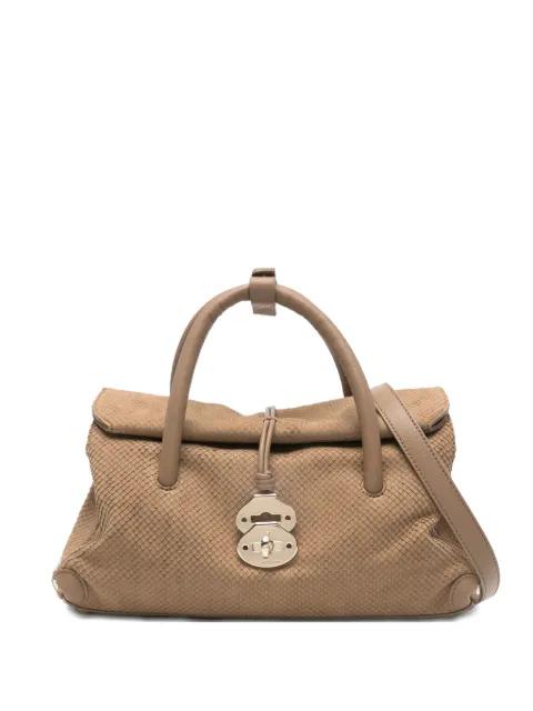 small Dotta leather tote bag by ZANELLATO