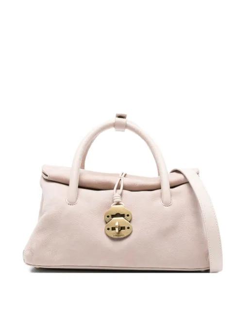 small Dotta top-handle studded tote bag by ZANELLATO