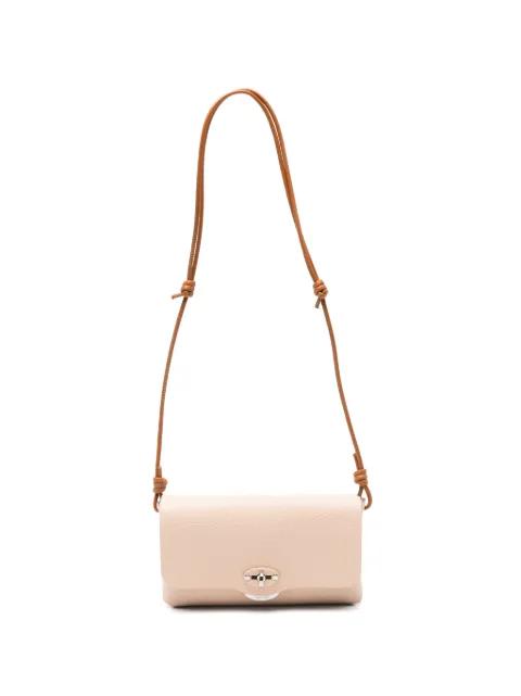 small Lettera leather clutch bag by ZANELLATO