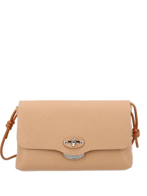 small Lettera® leather shoulder bag by ZANELLATO