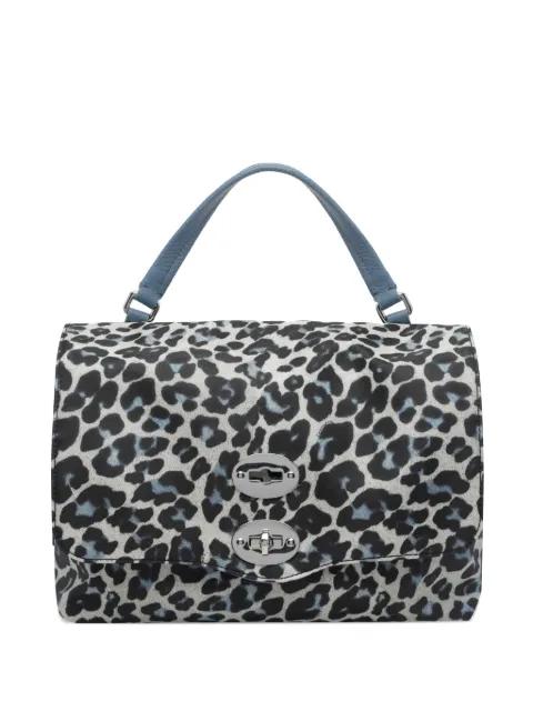 small Postina animalier-print tote bag by ZANELLATO