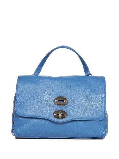 small Postina leather tote bag by ZANELLATO
