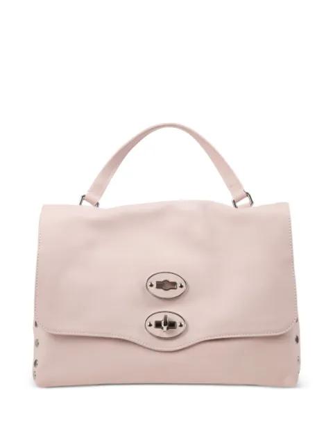small Postina rivets flap tote bag by ZANELLATO