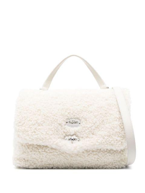 small Postina shearling tote bag by ZANELLATO