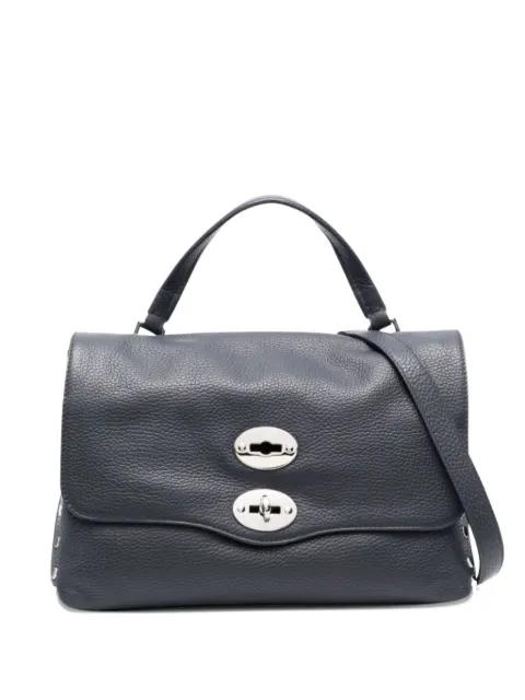small Postina® stud-embellished tote bag by ZANELLATO