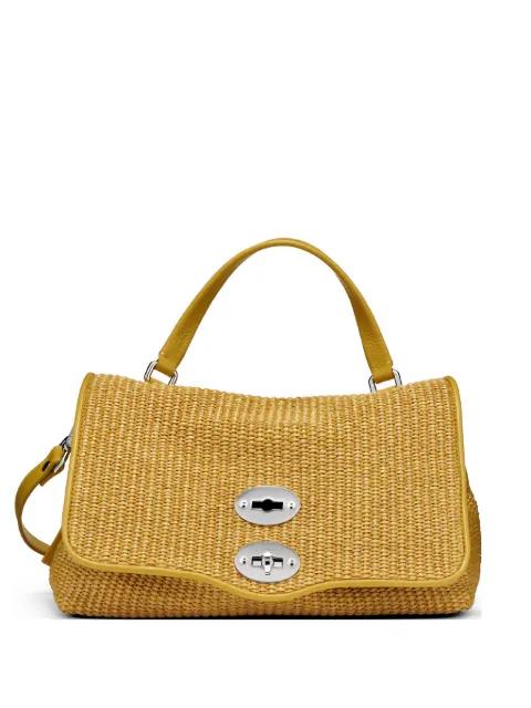small Postina® woven tote bag by ZANELLATO