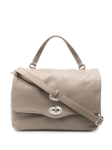 stud -detail leather shoulder bag by ZANELLATO