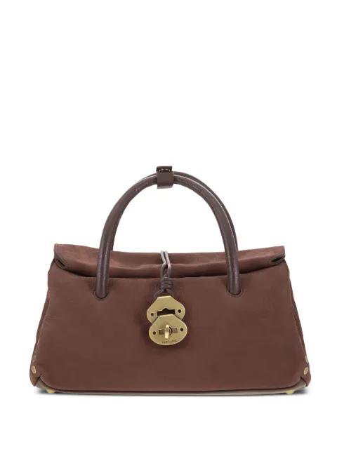 top-handles clasp-closure tote bag by ZANELLATO