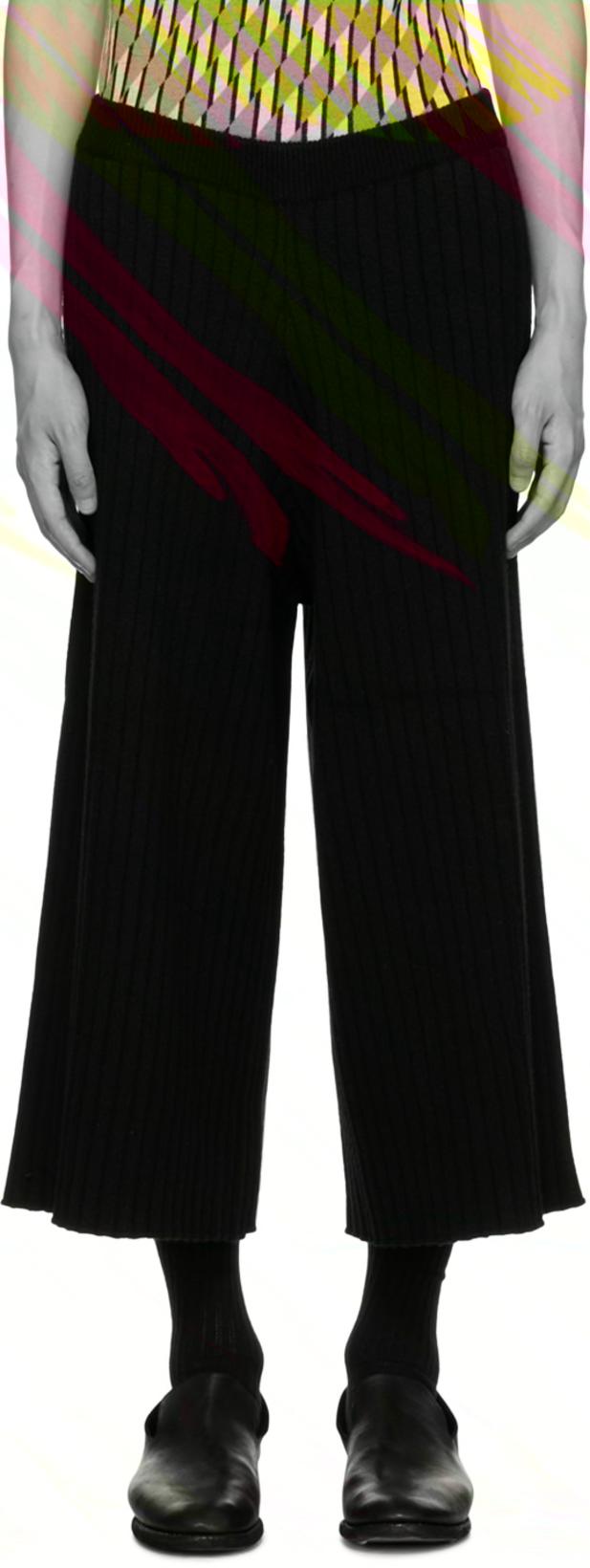 Black Three-Pocket Trousers by ZANKOV
