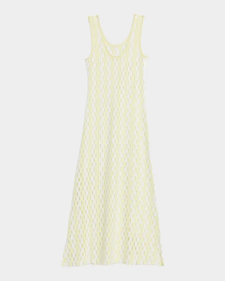 Sherry Mesh Scoopneck Maxi Dress by ZANKOV
