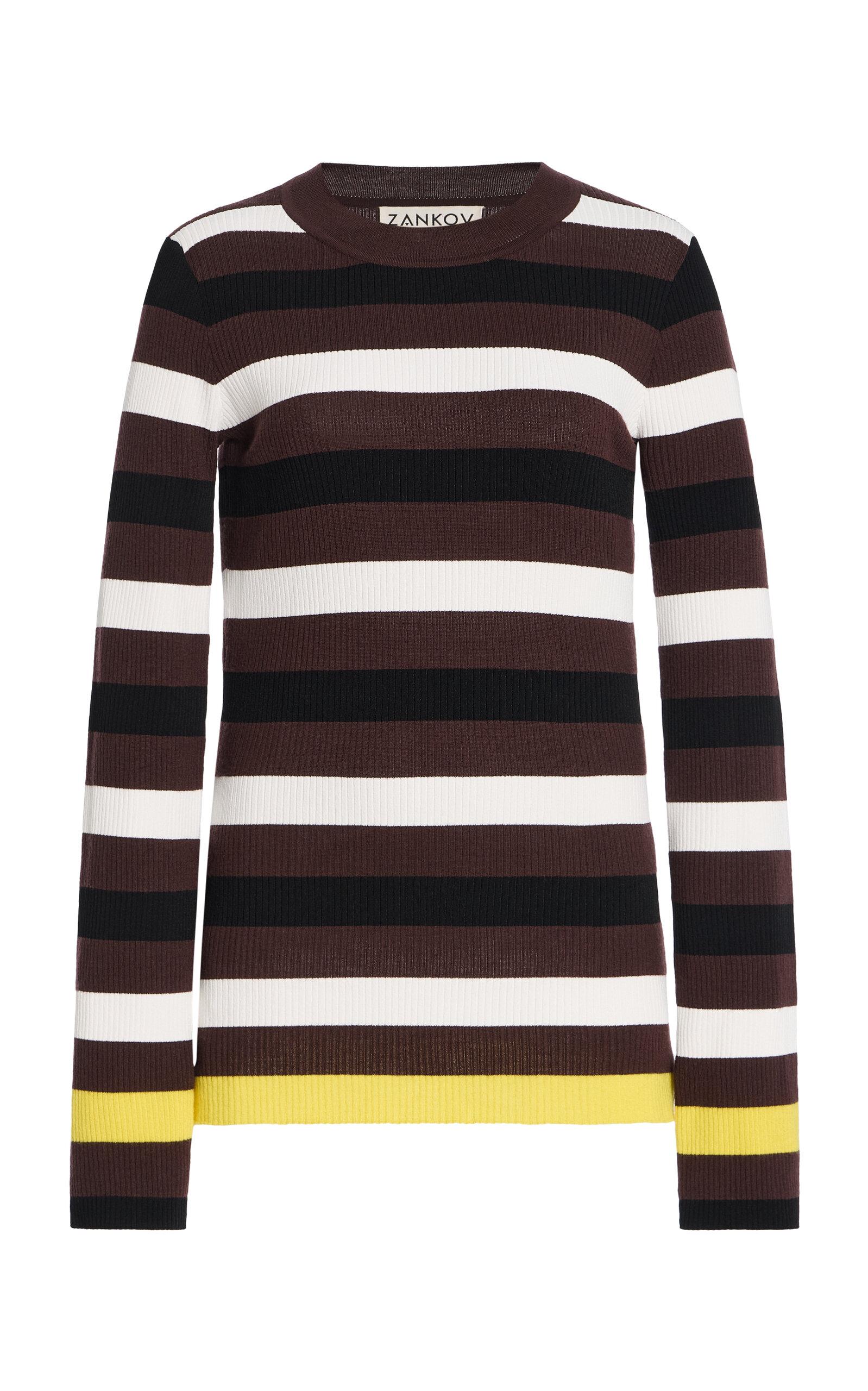ZANKOV Cadanet Striped Wool Top - Moda Operandi by ZANKOV