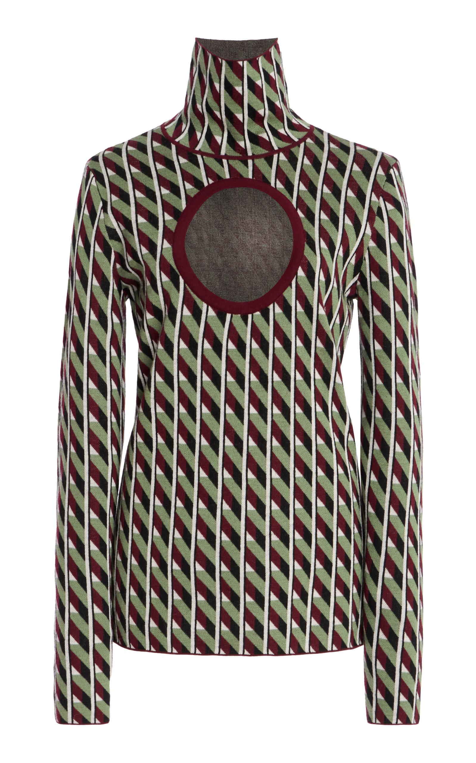 ZANKOV Georgina Cutouterino Wool Top -oda Operandi by ZANKOV