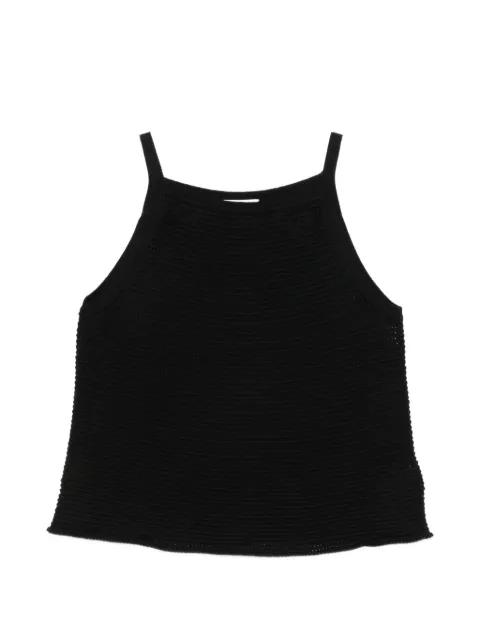 Bretel ribbed-knit top by ZANONE