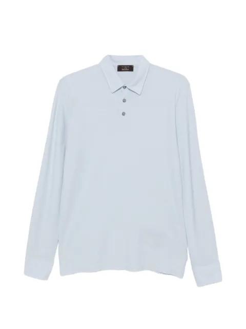 Ice Cotton long-sleeve polo shirt by ZANONE