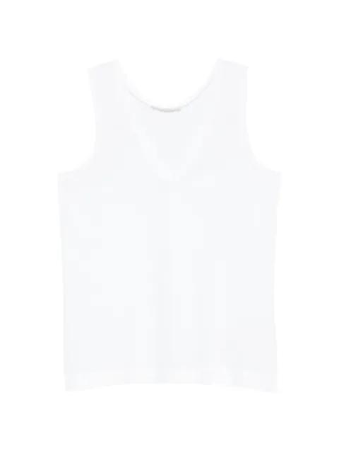 V-neck sleeveless top by ZANONE