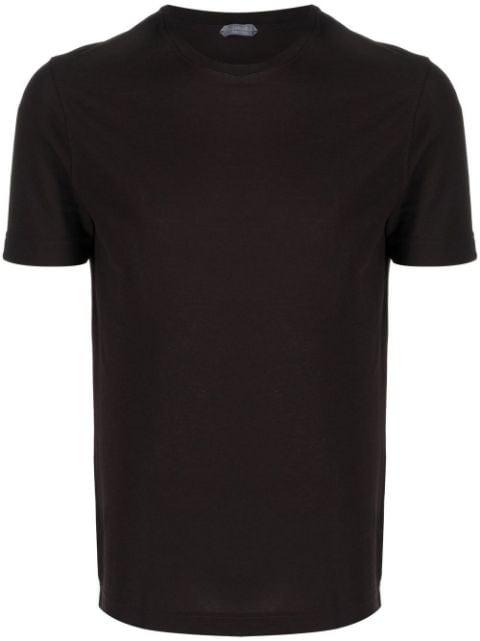 basic round-neck T-shirt by ZANONE