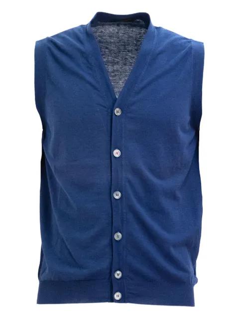 button-fastening vest by ZANONE