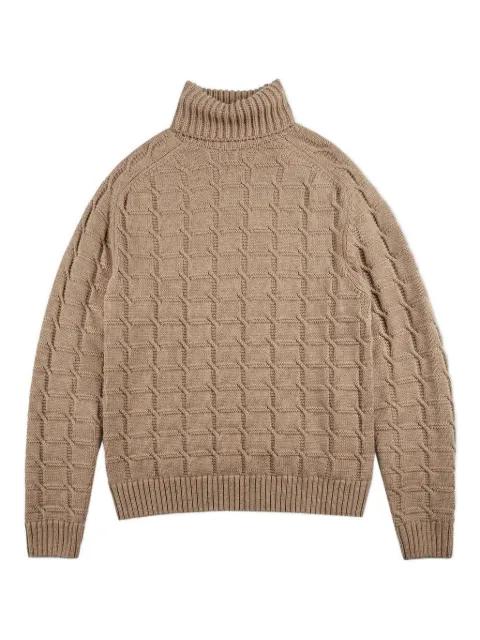cable-knit wool sweater by ZANONE