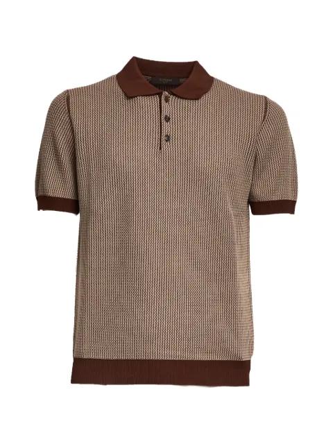 contrast polo shirt by ZANONE
