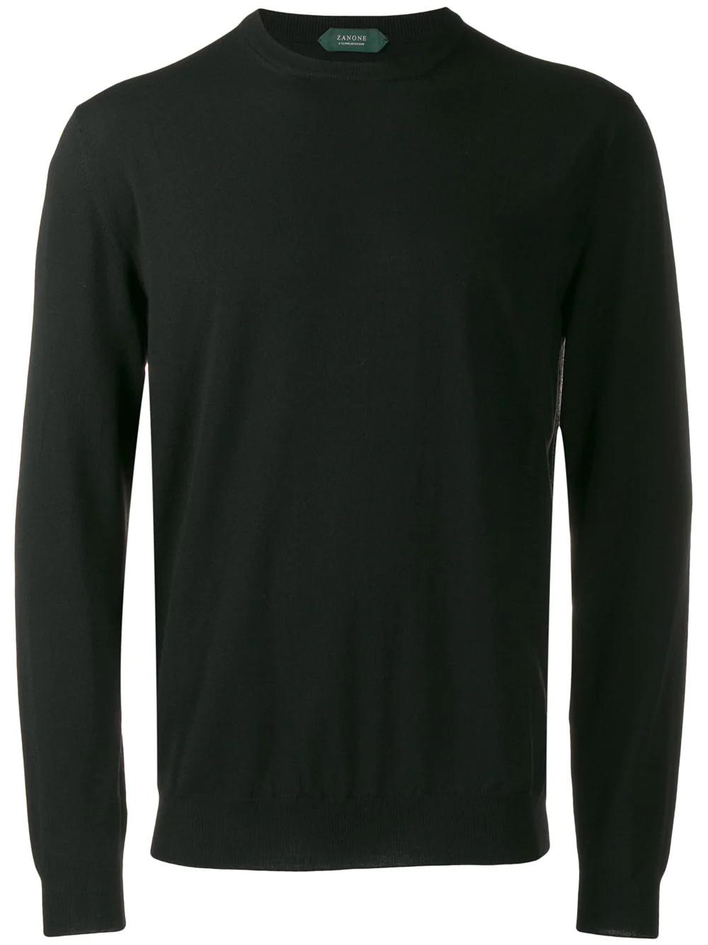 crew-neck knit sweater by ZANONE