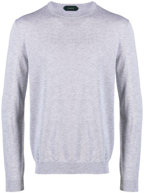 crew-neck knitted jumper by ZANONE