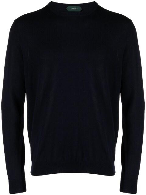 crew-neck knitted jumper by ZANONE