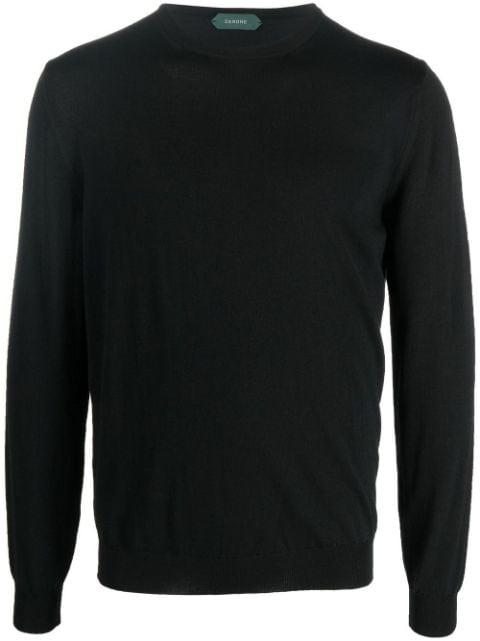 crew-neck long-sleeve jumper by ZANONE