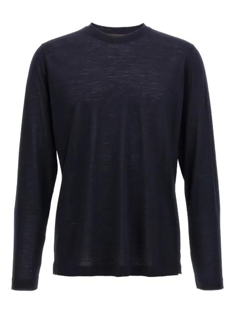 crew-neck long-sleeves T-shirt by ZANONE