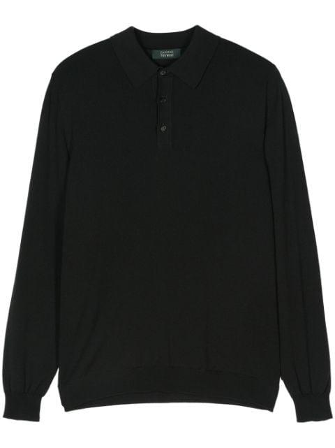 fine-knit polo shirt by ZANONE