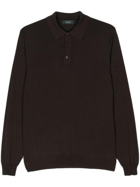 fine-knit polo shirt by ZANONE