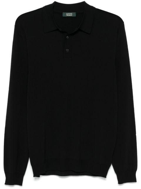 fine-knit polo shirt by ZANONE