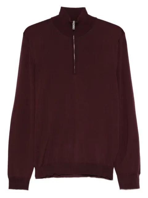 half-zip polo shirt by ZANONE