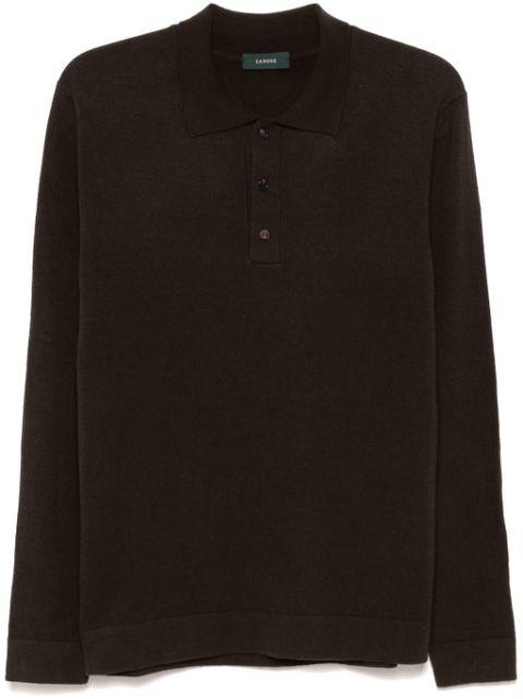 knitted polo shirt by ZANONE